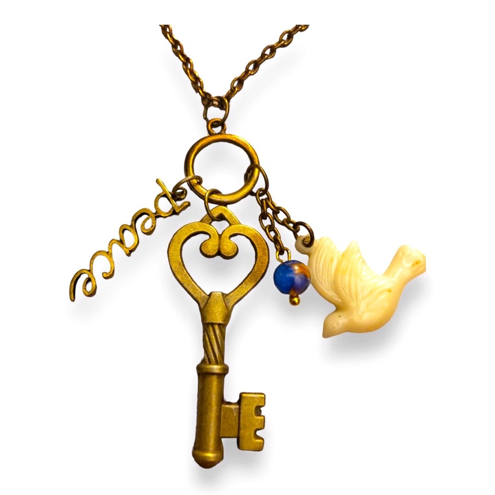 Handmade charm necklace